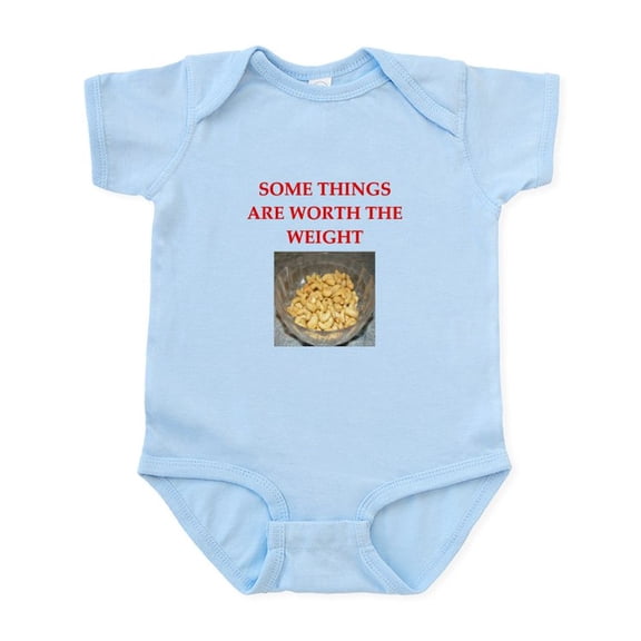 CafePress - Cashews Body Suit - Baby Light Bodysuit, Size Newborn - 24 Months