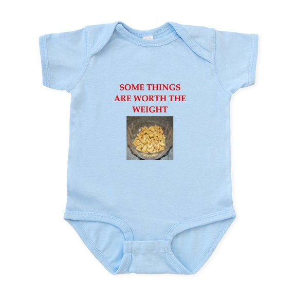 CafePress - Cashews Body Suit - Baby Light Bodysuit, Size Newborn - 24 Months