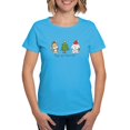 thumbnail image 1 of CafePress - Cat And Dog Christmas Women's Dark T Shirt - Women's Traditional Fit Dark T-Shirt, 1 of 4