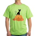 thumbnail image 1 of CafePress - Cat And Pumpkins T Shirt - Light T-Shirt - CP, 1 of 4
