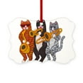 thumbnail image 1 of CafePress - Cat Brass Section Ornament - Scroll Ornament, 1 of 3