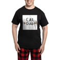 thumbnail image 1 of CafePress - Cat Dad Pajamas - Men's Dark Loose Fit Cotton Pajama Set, 1 of 7