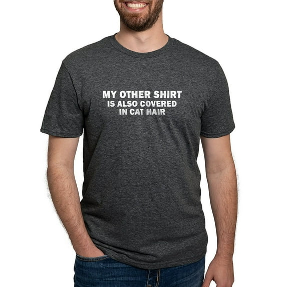CafePress - Cat Hair T Shirt - Mens Tri-blend T-Shirt