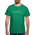 thumbnail image 1 of CafePress - Cat Heartbeat T Shirt - Men's Classic Graphic Cotton T-Shirt, 1 of 4