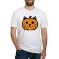 thumbnail image 1 of CafePress - Cat Jack O Lantern Pumpkin Men's Classic T Shirt - Fitted T-Shirt, Vintage Fit Soft Cotton Tee, 1 of 4
