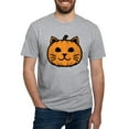 thumbnail image 1 of CafePress - Cat Jack O Lantern Pumpkin Men's Classic T Shirt - Fitted T-Shirt, Vintage Fit Soft Cotton Tee, 1 of 4
