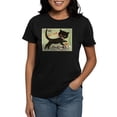 thumbnail image 1 of CafePress - Cat, Japan, Vintage Poster T Shirt - Women's Traditional Fit Dark T-Shirt, 1 of 4