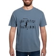 thumbnail image 1 of CafePress - Cat Jumping To Note Men's Comfort Colors® T Shirt - Mens Comfort Colors Shirt, 1 of 5