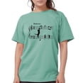 thumbnail image 1 of CafePress - Cat Jumping To Note T Shirt - Womens Comfort Colors® Shirt, 1 of 4
