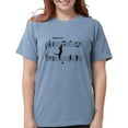 thumbnail image 1 of CafePress - Cat Jumping To Note T Shirt - Womens Comfort Colors® Shirt, 1 of 4