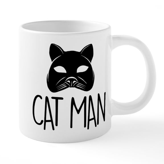 CafePress - Cat Man - 20 Oz White Ceramic Mega Mug