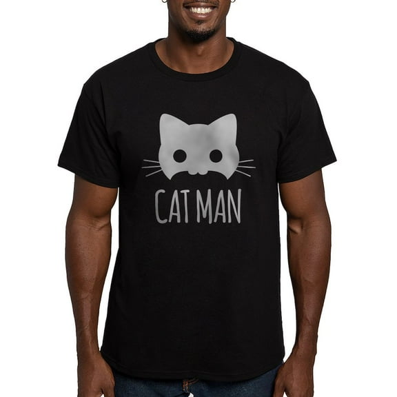 CafePress - Cat Man Men's Classic T Shirt - Men's Fitted T-Shirt