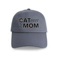thumbnail image 1 of CafePress - Cat Mom - Adjustable 100% Brushed Unisex Casual Cotton Baseball Cap, Beige, 1, 1 of 2