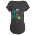 thumbnail image 1 of CafePress - Cat Mom Maternity Dark T Shirt - Maternity Dark T-Shirt, 1 of 3