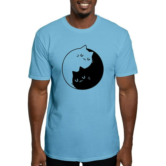CafePress - Cat Pun T Shirts Men's Classic T Shirt - Fitted T-Shirt, Vintage Fit Soft Cotton Tee