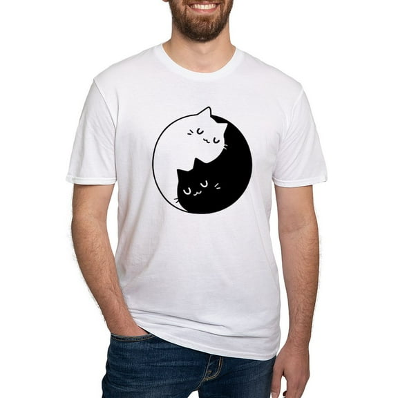 CafePress - Cat Pun T Shirts Men's Classic T Shirt - Fitted T-Shirt, Vintage Fit Soft Cotton Tee