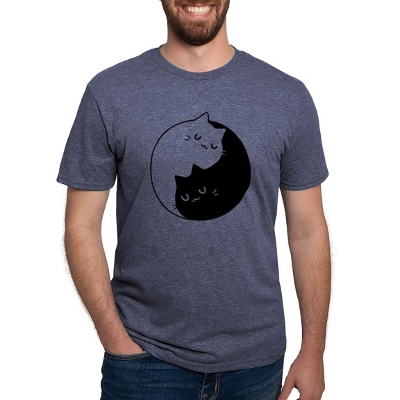 CafePress - Cat Pun T Shirts Men's Deluxe T Shirt - Mens Tri-blend T-Shirt