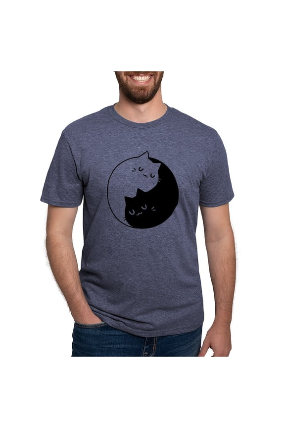 - Cat Pun T Shirts Men's Deluxe T Shirt - Mens Tri-blend T-Shirt
