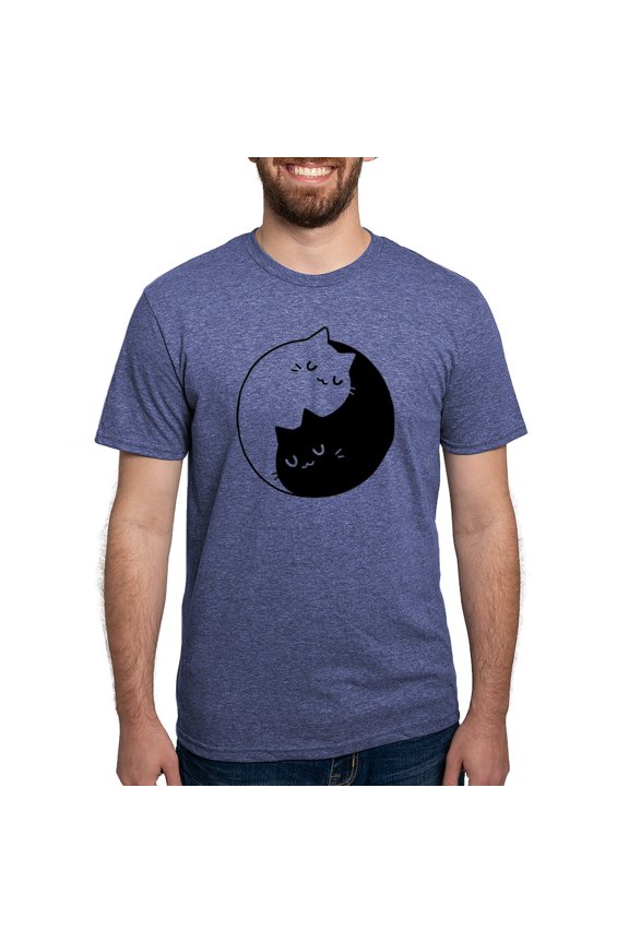 - Cat Pun T Shirts Men's Deluxe T Shirt - Mens Tri-blend T-Shirt