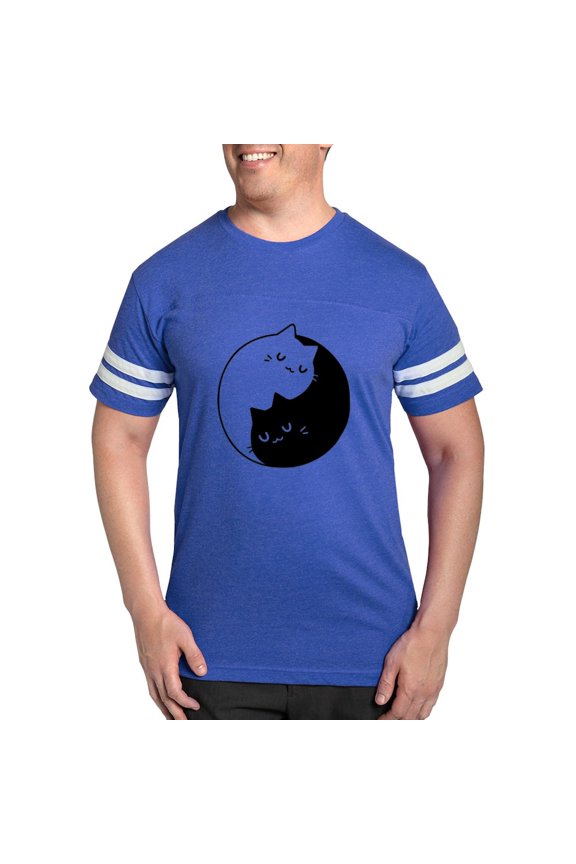 - Cat Pun T Shirts Men's Football T Shirt - Mens Football Shirt