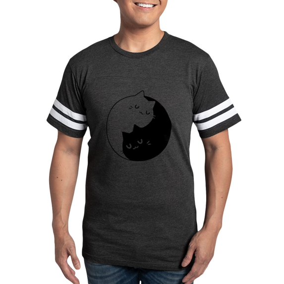 CafePress - Cat Pun T Shirts Men's Football T Shirt - Mens Football Shirt