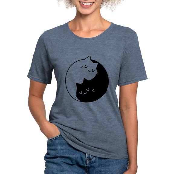CafePress - Cat Pun T Shirts Women's Deluxe T Shirt - Womens Tri-blend T-Shirt