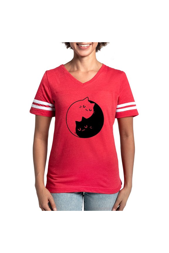 - Cat Pun T Shirts Women's Football T Shirt - Womens Football Shirt