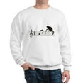 thumbnail image 1 of CafePress - Cat Toying With Note V.1 Sweatshirt - Crew Neck Sweatshirt, 1 of 4