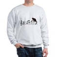thumbnail image 1 of CafePress - Cat Toying With Note V.1 Sweatshirt - Crew Neck Sweatshirt, 1 of 4