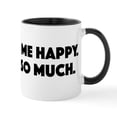 thumbnail image 1 of CafePress - Cat's Make Me Happy - 11 oz Ceramic Mug - Novelty Coffee Tea Cup, 1 of 6