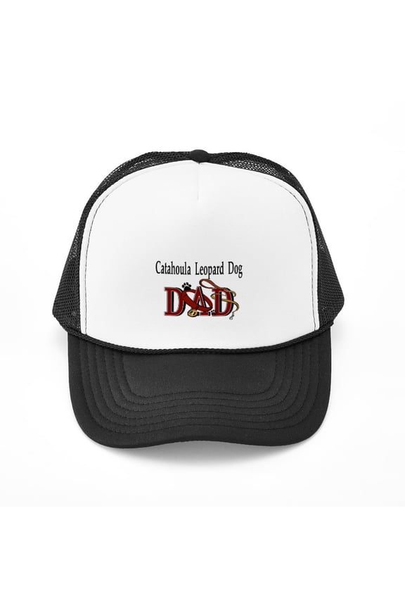 - Catahoula Leopard Dog - Adjustable Unisex Printed Trucker Hat with Mesh Back