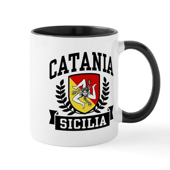 CafePress - Catania Sicilia Mug - 11 oz Ceramic Mug - Novelty Coffee Tea Cup