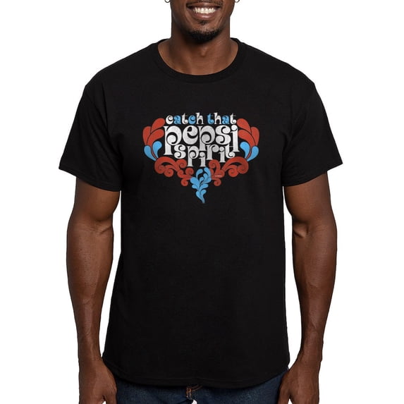 CafePress - Catch That Pepsi Spiri Men's Fitted T Shirt (Dark) - Men's Fitted T-Shirt