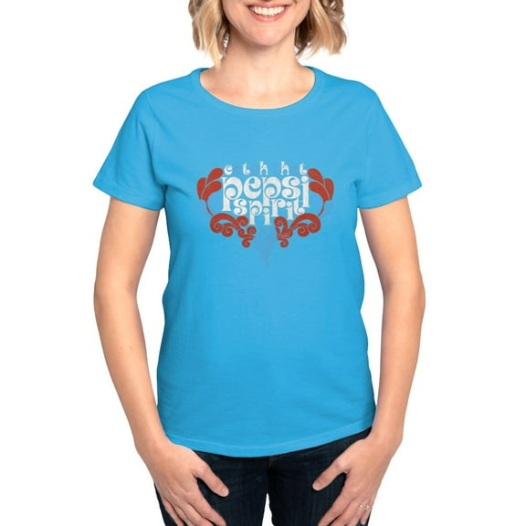 CafePress - Catch That Pepsi Spirit Women's Dark T Shirt - Women's Traditional Fit Dark T-Shirt