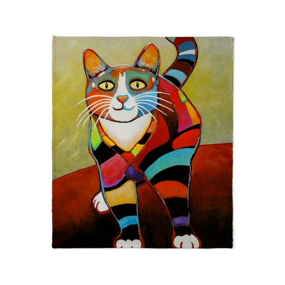 CafePress - Catcolorsnew Throw Blanket - Soft Fleece Throw Blanket, 50"x60" for All Ages