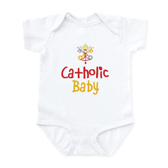 CafePress - Catholic Baby Infant Bodysuit - Baby Light Bodysuit, Size Newborn - 24 Months