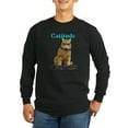 thumbnail image 1 of CafePress - Catitude Long Sleeve Dark T Shirt - Long Sleeve Dark T-Shirt, 1 of 4