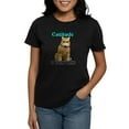 thumbnail image 1 of CafePress - Catitude Women's Dark T Shirt - Women's Traditional Fit Dark T-Shirt, 1 of 4