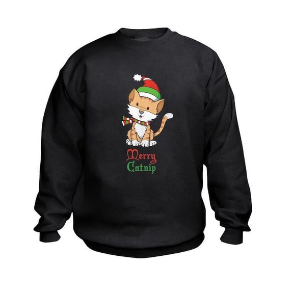 CafePress - Catnip Christmas Kids Sweatshirt - Kids Sweatshirt, Youth Crew Neck Sweatshirt