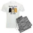 thumbnail image 1 of CafePress - Catproworldbestdadcp Pajamas - Men's Light Loose Fit Cotton Pajama Set, 1 of 7