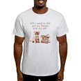 thumbnail image 1 of CafePress - Cats And Books T Shirt - Men's Classic Graphic T-Shirt, 1 of 4