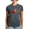 thumbnail image 1 of CafePress - Cats And Chocolate T Shirt - Women's Traditional Fit Dark T-Shirt, 1 of 4