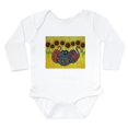 thumbnail image 1 of CafePress - Cats And Sunflowers Body Suit - Long Sleeve Cotton Baby Bodysuit, 1 of 4