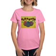 thumbnail image 1 of CafePress - Cats And Sunflowers T Shirt - Women's Traditional Fit Dark T-Shirt, 1 of 4