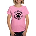 thumbnail image 1 of CafePress - Cats Welcome People Tolera Women's Classic T Shirt - Women's Traditional Fit Dark T-Shirt, 1 of 4