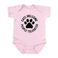 thumbnail image 1 of CafePress - Cats Welcome People Tolerated Baby Light Bodysuit - Baby Light Bodysuit, Size Newborn - 24 Months, 1 of 4