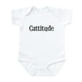 thumbnail image 1 of CafePress - Cattitude Infant Bodysuit - Baby Light Bodysuit, Size Newborn - 24 Months, 1 of 4