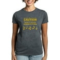 thumbnail image 1 of CafePress - Caution Prone To Sudden Outbursts Of Song T Shirt - Women's Traditional Fit Dark T-Shirt, 1 of 4