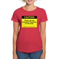 thumbnail image 1 of CafePress - Caution T Shirt - Women's Traditional Fit Dark T-Shirt, 1 of 4
