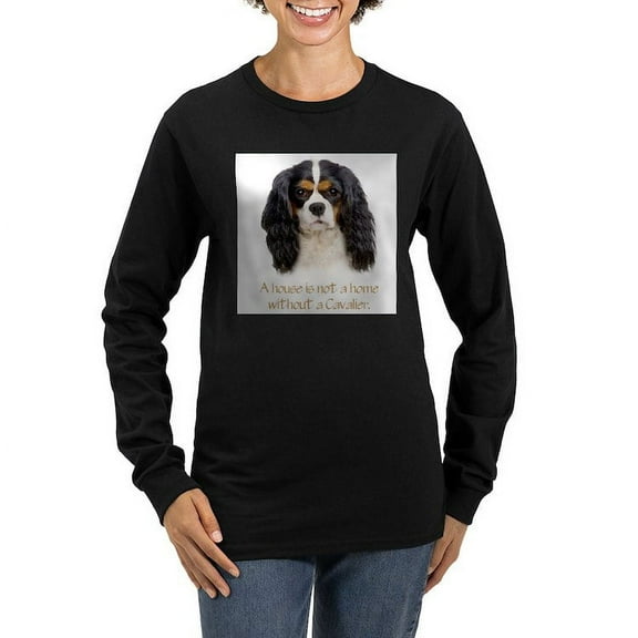 CafePress - Cavalier King Charles Spanie Long Sleeve T Shirt - Women's Long Sleeve Graphic Tee Casual Fit